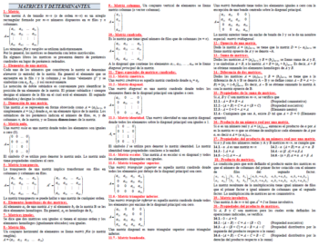 Matrices y determinantes