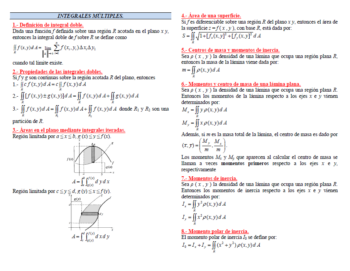 Integrales múltiples