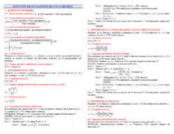 Formulario Solución de ecuaciones en una variable.