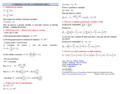 La primera ley de la termodinámica.