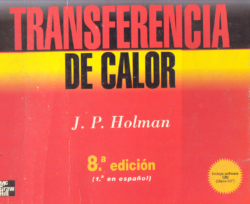 Holman, J (1998). Transferencia de Calor. (8. ed)
