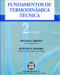 Moran, M., & Shapiro, H. (2004). Fundamentos de Termodinámica Técnica. (2. ed)