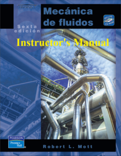 Mott, R. Instructor`s Manual. Applied Fluid Mechanics. (6. ed)